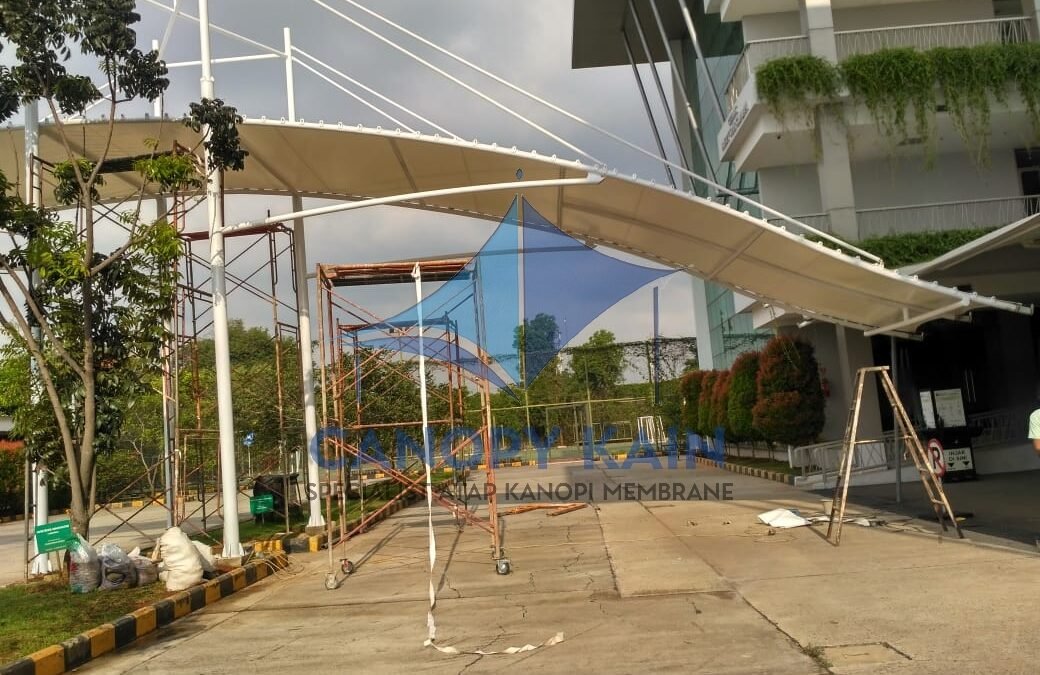 Tenda Membran: Kanopi Modern dengan Desain Estetik dan Tahan Lama