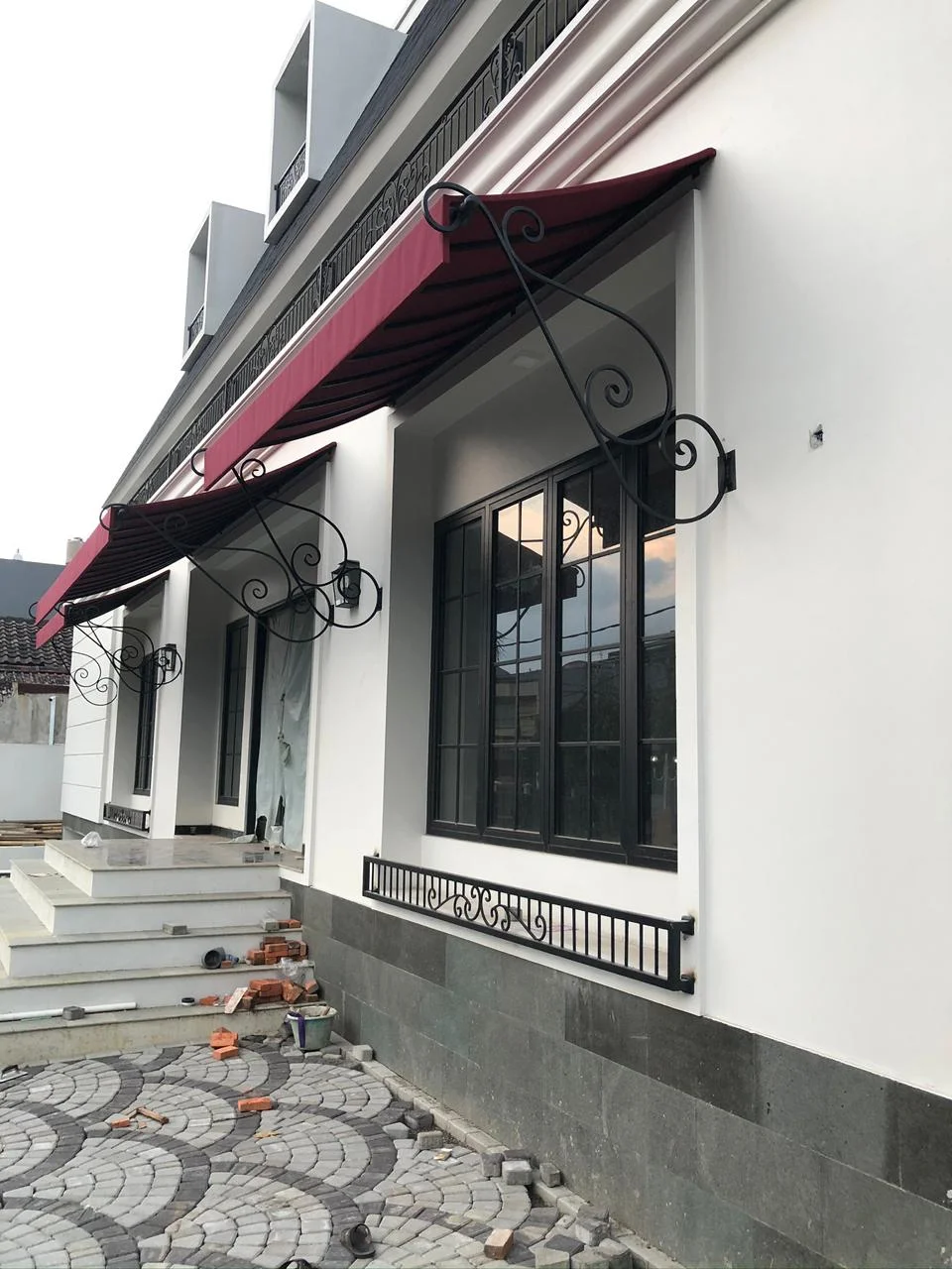Canopy Kain Awning Jendela Villa Bintaro