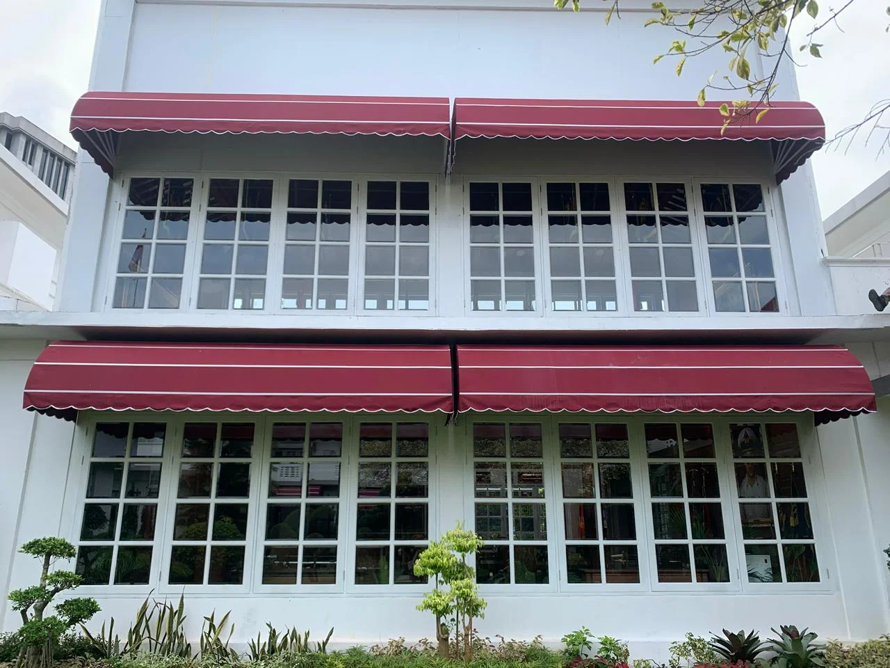 Canopy Kain Lengkung Dome Eksekutif